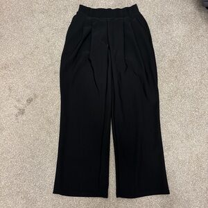 Chic Black Wide-Leg Women's Pants